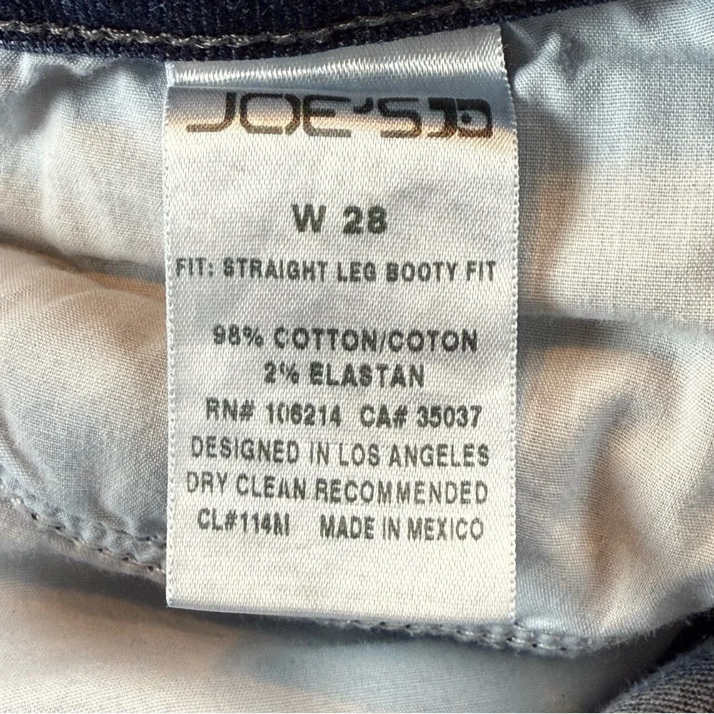 Joe's Jeans Women's Jeans Straight Leg Booty Fit Bootcut‎ Size 28 Low Rise